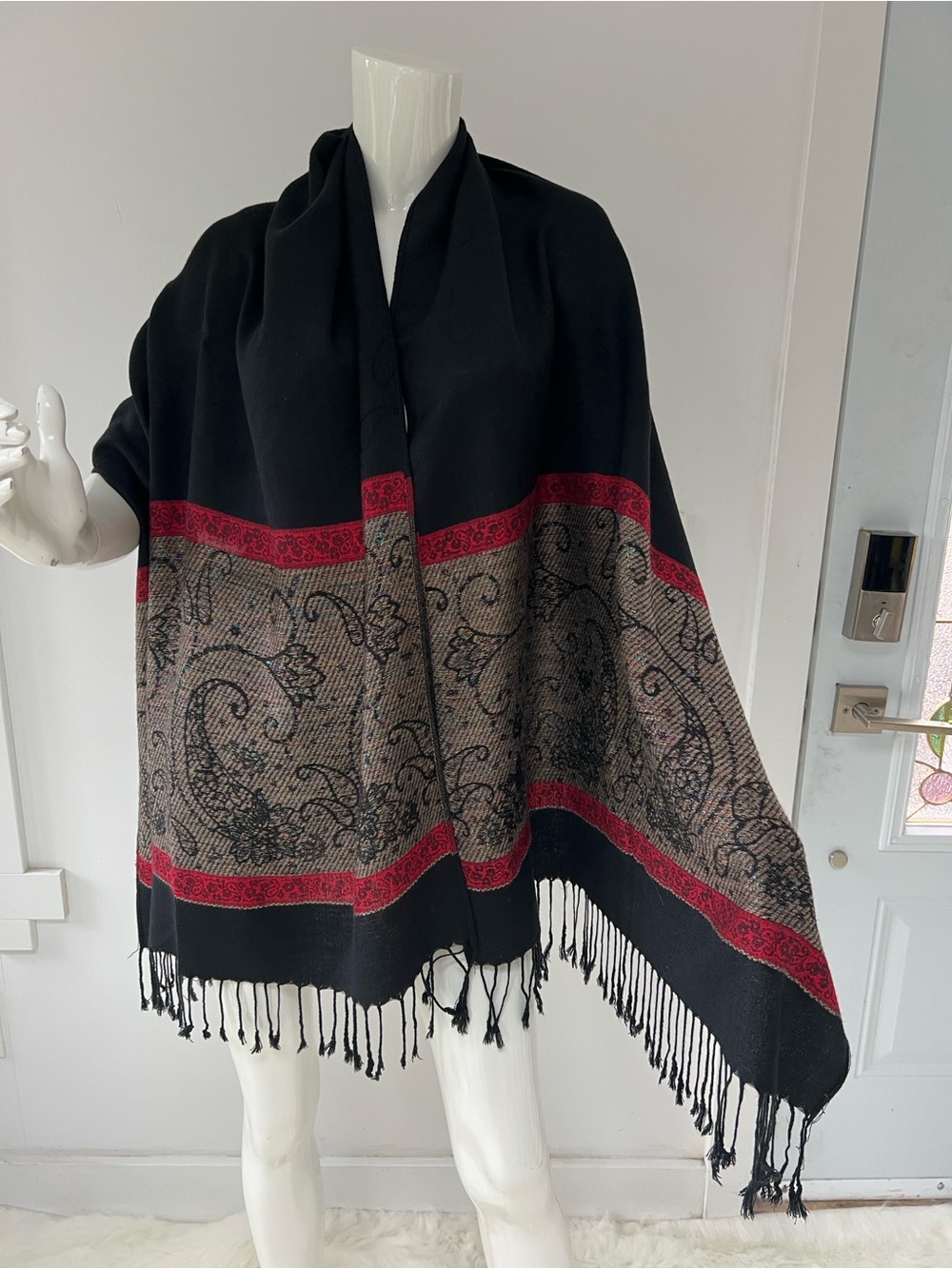Pashmina Silk  Luxury Wrap Scarf 70”x28”